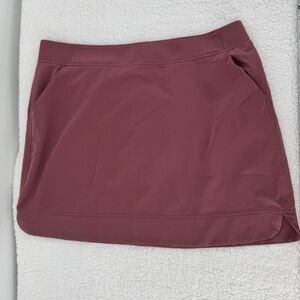 32 Degrees Cool Mauve Pink Pockets Slit Hem Athletic Skirt‎ Extra Large